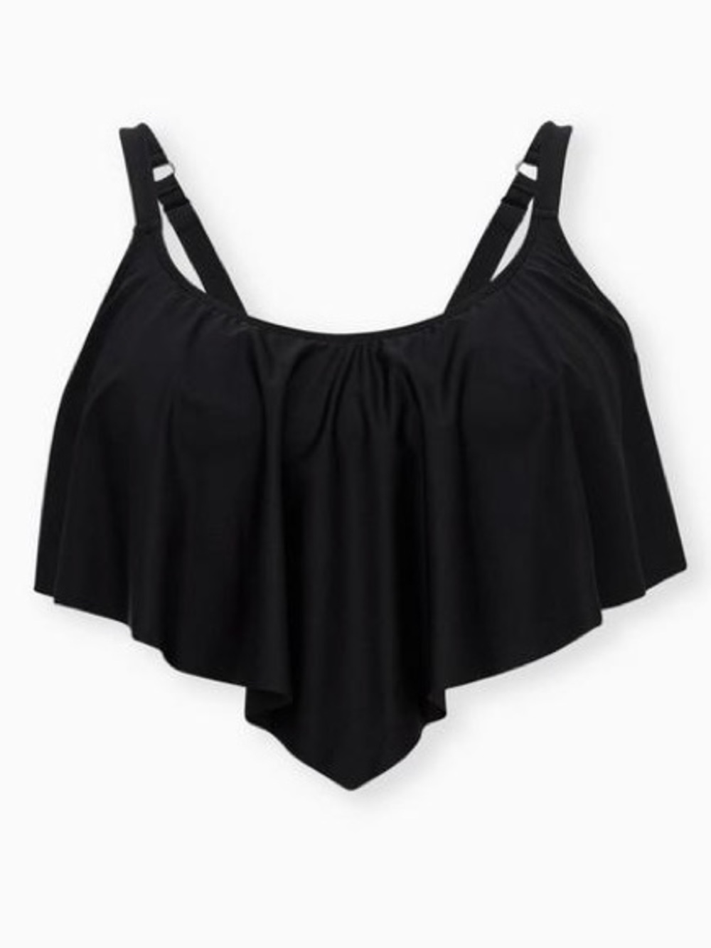 Torrid Wireless Flounce Bikini Top NWT